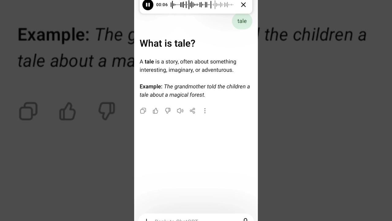 What is tale?