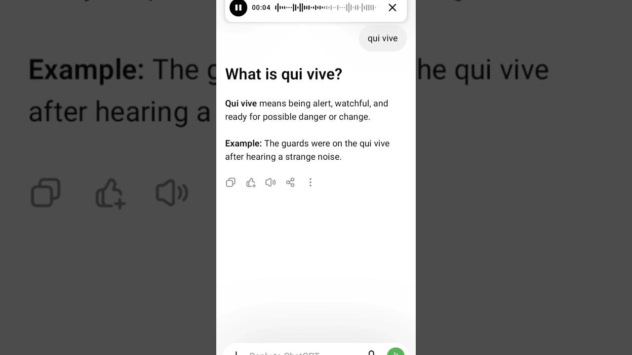 What is qui vive?
