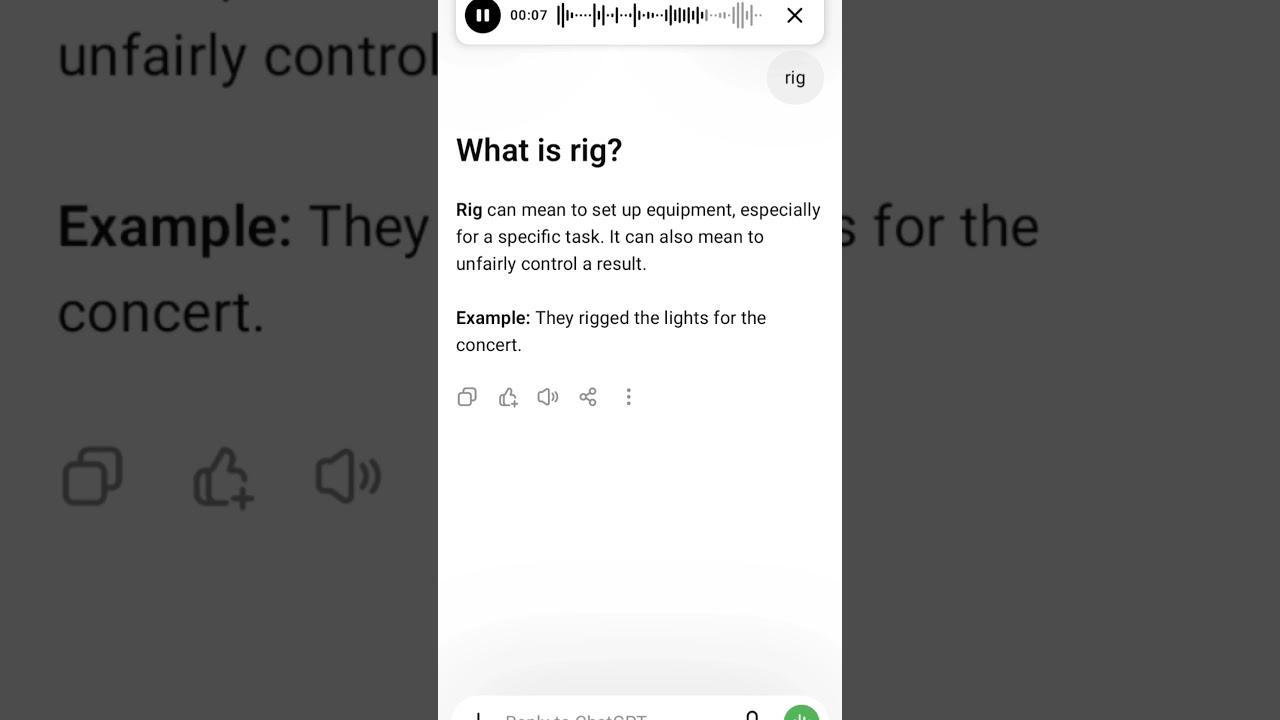 What is rig?