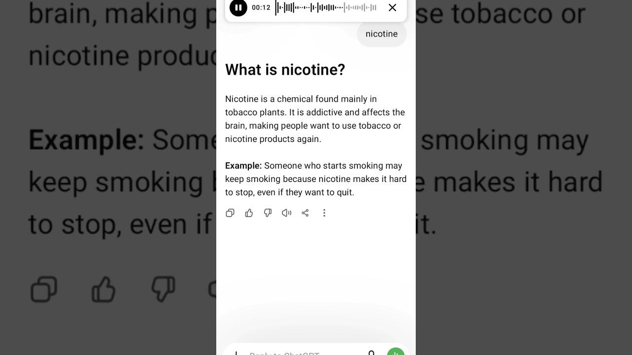 What is nicotine?