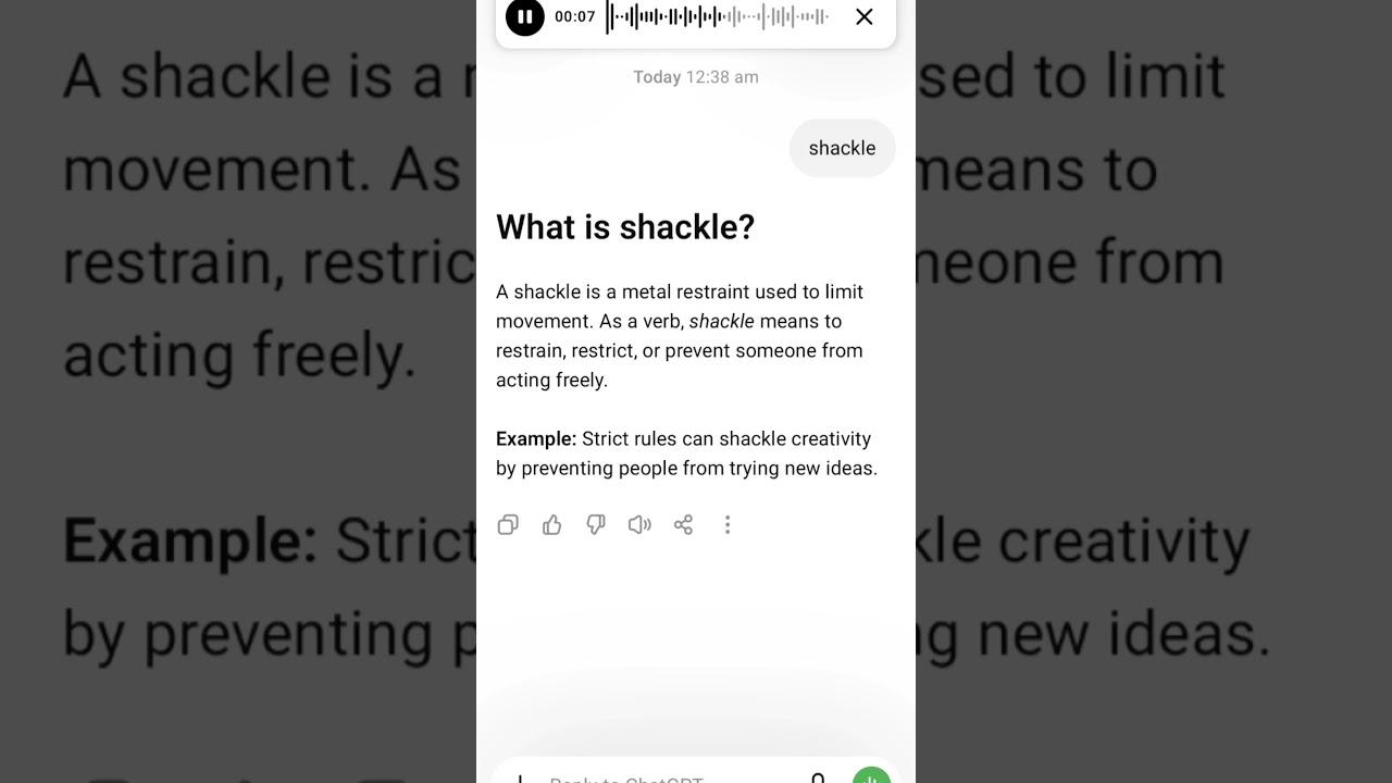 shackle meaning