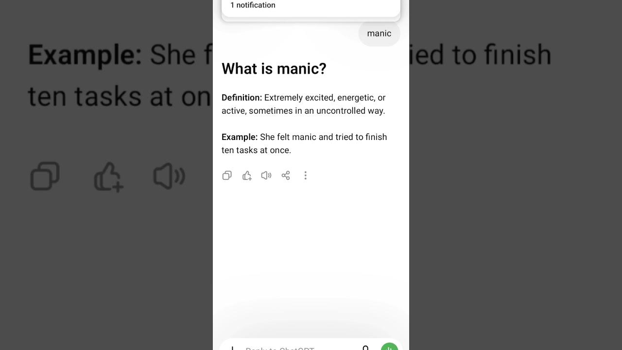 manic meaning