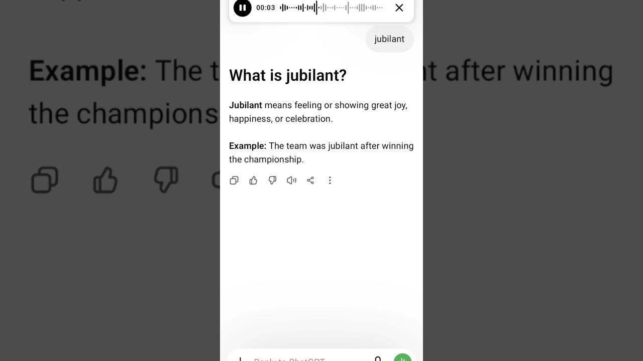 What is jubilant?