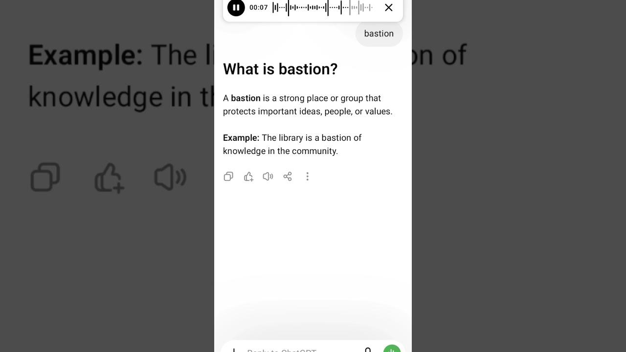 bastion meaning
