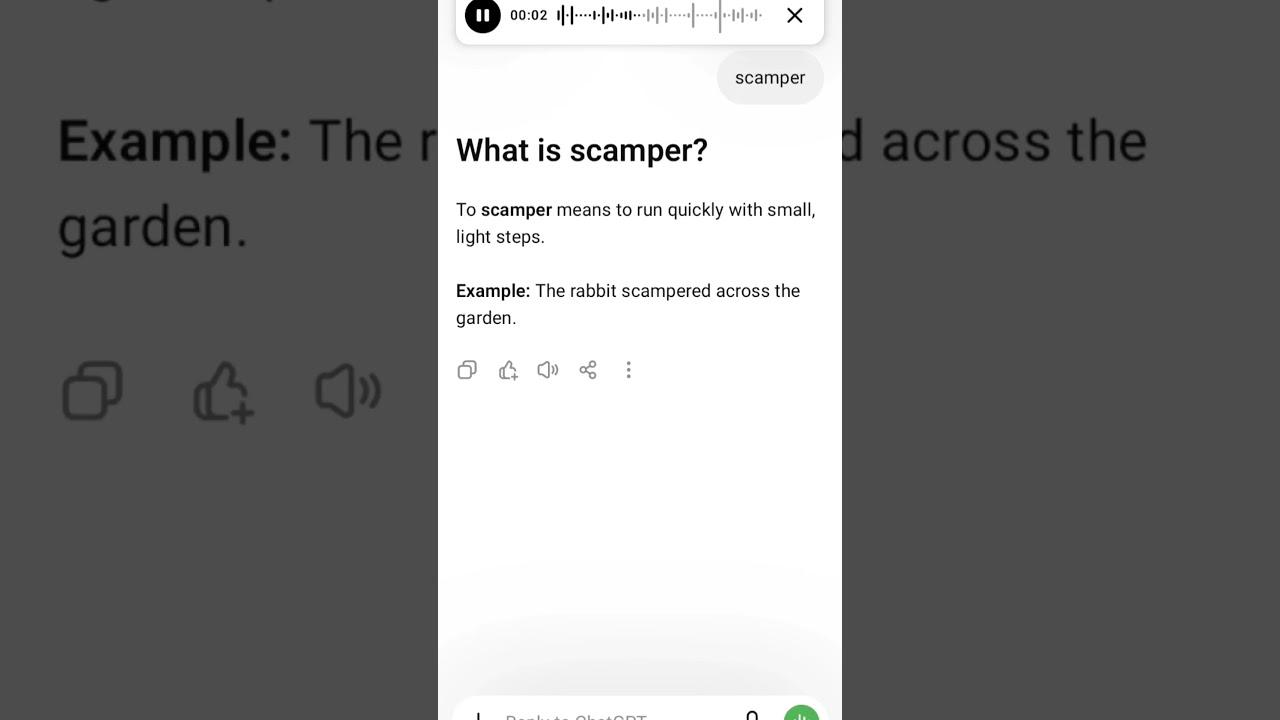 scamper meaning