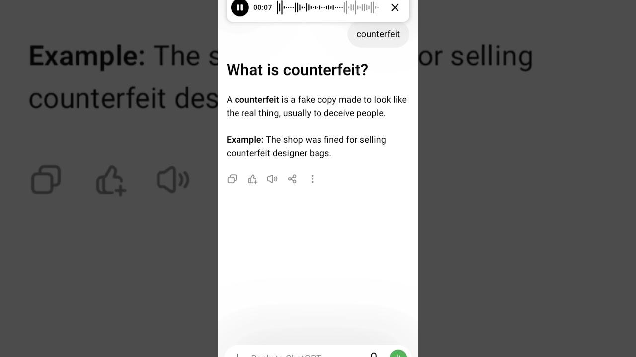 counterfeit meaning
