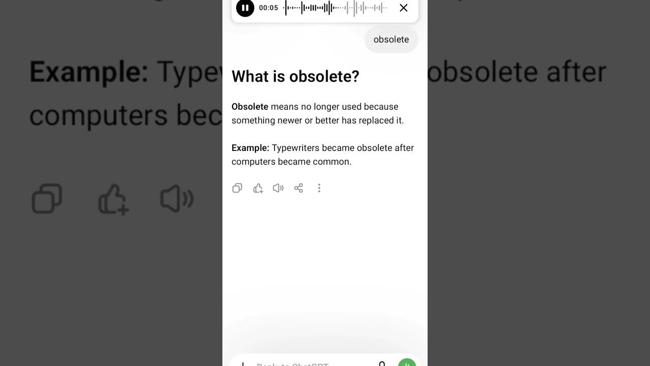 What is obsolete?
