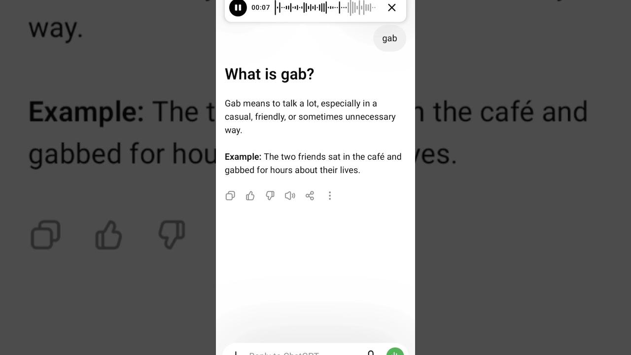 What is gab?