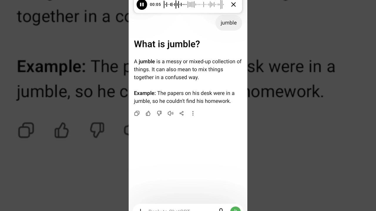 What is jumble?