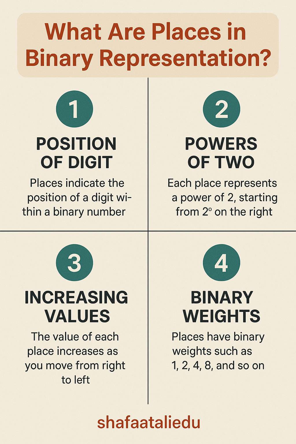 What Are Places in Binary&nbsp;Representation?